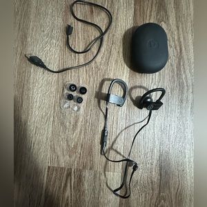 Beats Powerbeats3 headphones with accessories
